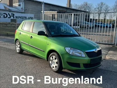 Gebraucht Skoda Fabia 60 PS (44 kW) 2011 Grün Kleinwagen