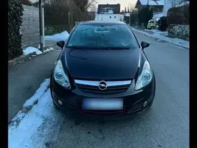 Używany Opel Corsa 60 KM (44 kW) 2010 Czarny Hatchback