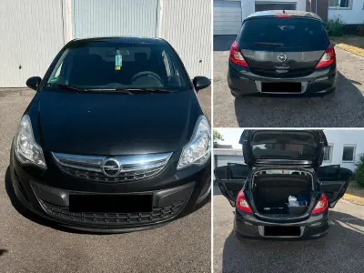Gebraucht Opel Corsa Edition 69 PS (50 kW) 2013 Schwarz Kleinwagen