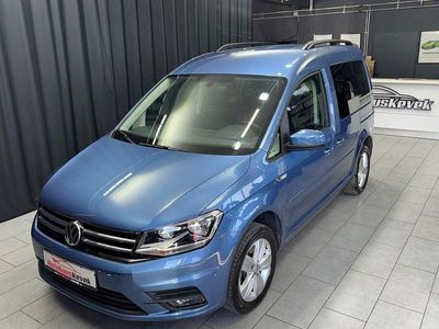 Gebraucht VW Caddy Comfortline 125 PS (91 kW) 2017 Blau Van / Kleinbus