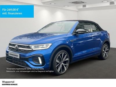 Gebraucht VW T-Roc Cabriolet R-line 150 PS (110 kW) 2022 Blau Cabrio
