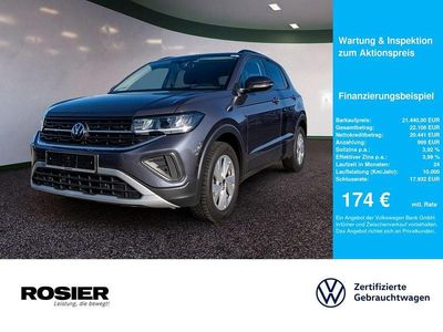 Grau / rauchgrau (metallic) Gebraucht 2024 VW T-Cross Life SUV | 21.440 € (Guter Preis)