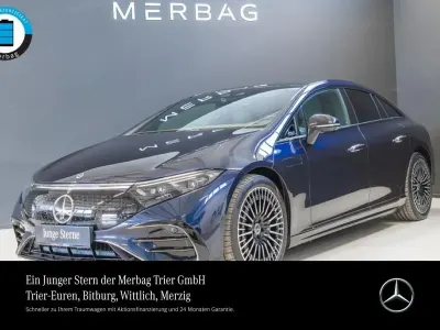 Brugt Mercedes EQS500 Premium Plus 330 kW (449 HK) 2023 Blå Sedan