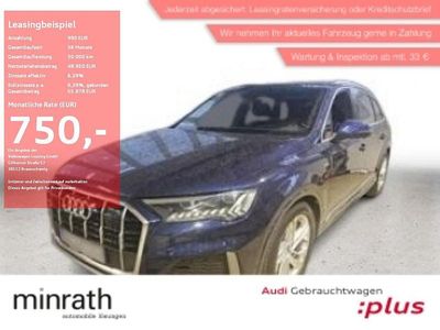 Second-hand Audi Q7 Ambiente 286 CP (210 kW) 2021 Albastru SUV