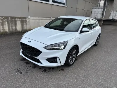 Brugt Ford Focus ST-Line 120 HK (88 kW) 2021 Hvid Sedan
