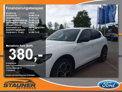 Gebraucht Alfa Romeo Stelvio Veloce 209 PS (153 kW) 2024 Bianco banchiseweiss SUV