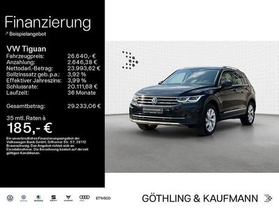 Gebraucht VW Tiguan Elegance 245 PS (180 kW) 2022 Deep black perleffekt SUV
