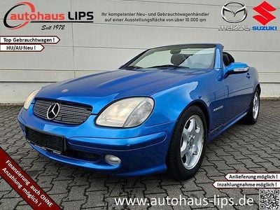 Gebraucht Mercedes SLK200 163 PS (119 kW) 2001 Lazulithblau metallic Cabrio