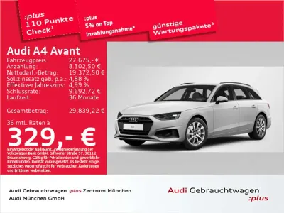 Gebraucht Audi A4 Basis 204 PS (150 kW) 2024 Arkonaweiß Kombi