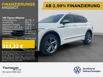 Gebraucht VW Tiguan Allspace R-line 150 PS (110 kW) 2023 Weiß SUV