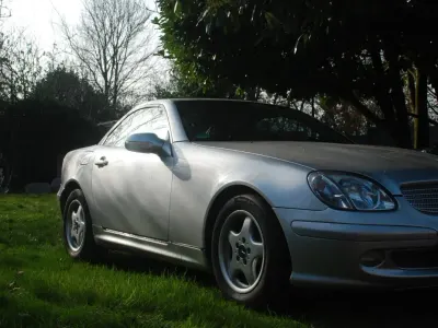 Gebraucht Mercedes SLK200 163 PS (119 kW) 2000 Silber Cabrio