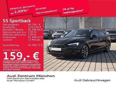 Gebraucht Audi S5 Sportback Sport 341 PS (250 kW) 2022 Schwarz Kleinwagen