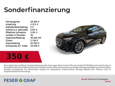 Gebraucht Audi Q4 e-tron Ambiente 125 kW (170 PS) 2021 Mythosschwarz metallic SUV