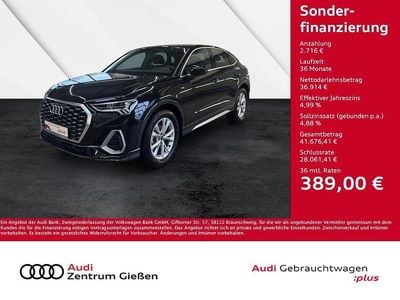 Gebraucht Audi Q3 Sportback S-Line 150 PS (110 kW) 2025 Mythosschwarz metallic (metallic) SUV