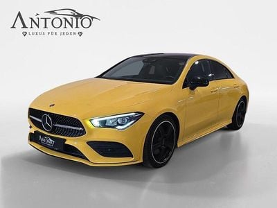 Gebraucht Mercedes CLA200 AMG line 163 PS (119 kW) 2019 Gelb Coupé