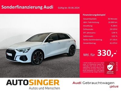 gebraucht Audi A3 Sportback 40 TFSI 2x S line qua *PANO*STDHZ*