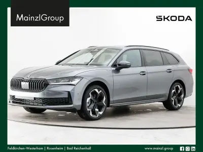 Neu Skoda Superb SportLine 193 PS (141 kW) 2026 Grau Kombi