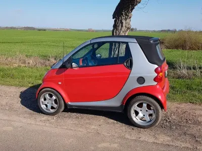 Brugt Smart ForTwo Cabrio Pure 54 HK (39 kW) 2001 Rød Cabriolet