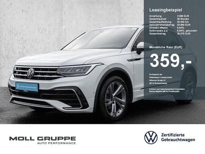 Pure white Gebraucht 2023 VW Tiguan R-line SUV | 33.890 € (Guter Preis)
