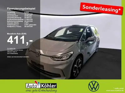 Gebraucht VW ID.3 Pro 150 kW (204 PS) 2024 Mondsteingrau Kleinwagen