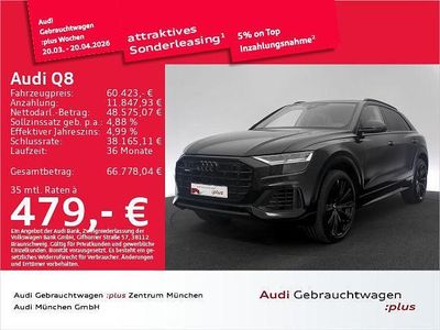 Gebraucht Audi Q8 Sport 381 PS (280 kW) 2022 Mythosschwarz metallic SUV