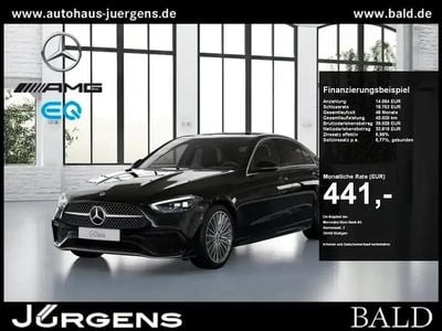 Schwarz obsidianschwarz metall Gebraucht 2024 Mercedes C300 AMG Limousine | 46.490 € (Fairer Preis)