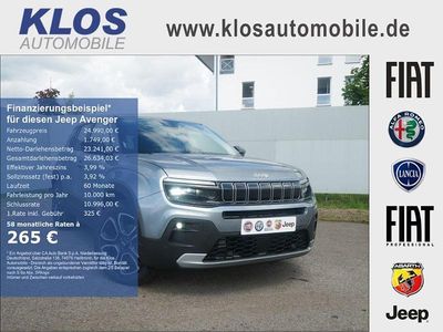 Neu Jeep Avenger Summit 101 PS (74 kW) 2025 Schwarz SUV