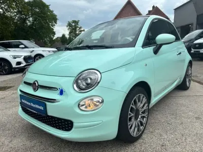 Używany Fiat 500C Lounge 86 KM (63 kW) 2018 Zielony Kabriolet