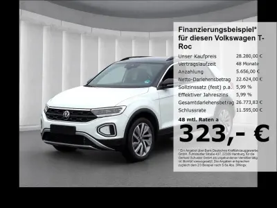 Gebraucht VW T-Roc Goal 150 PS (110 kW) 2025 Weiss SUV