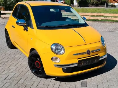 Używany Fiat 500 Pop Star 69 KM (50 kW) 2014 Żółty Hatchback
