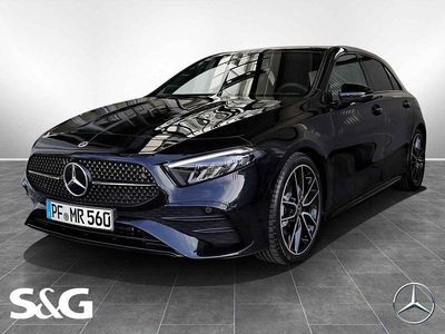 Gebraucht Mercedes A200 AMG 163 PS (119 kW) 2025 Metalliclack kosmosschwarz Limousine