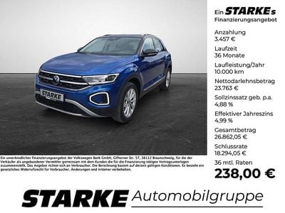 Second-hand VW T-Roc Style 150 CP (110 kW) 2025 Albastru SUV