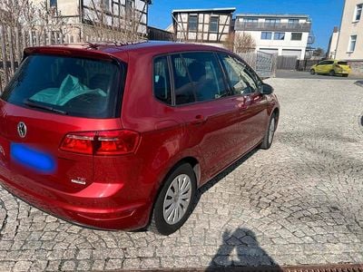 Gebraucht VW Golf Sportsvan LOUNGE 150 PS (110 kW) 2015 Rot Van / Kleinbus
