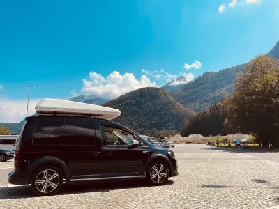 Gebraucht VW Caddy 150 PS (110 kW) 2018 Schwarz Van / Kleinbus