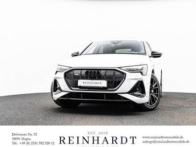 Gebraucht Audi e-tron Sportback Black Edition 300 kW (408 PS) 2023 Gletscherweiß metallic SUV