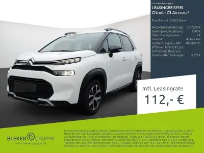 Gebraucht Citroën C3 Aircross Shine 110 PS (80 kW) 2023 Weiß SUV