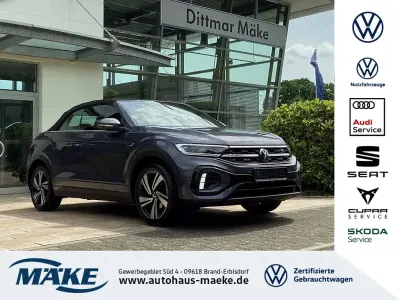 Gebraucht VW T-Roc Cabriolet R-line 150 PS (110 kW) 2022 Rauchgrau metallic Cabrio
