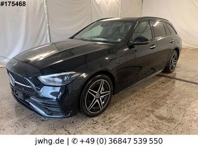 Schwarz/baltic black Gebraucht 2022 Mercedes C300e AMG line Kombi | 27.650 € (Etwas zu teuer)
