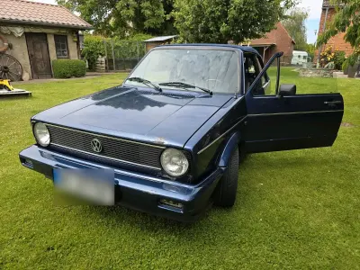Gebraucht VW Golf Cabriolet Karmann 98 PS (72 kW) 1992 Blau Cabrio