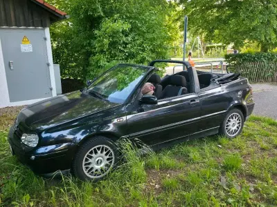 Gebraucht VW Golf Cabriolet 90 PS (66 kW) 1998 Schwarz Cabrio
