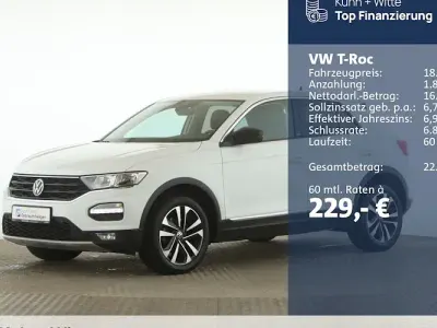 Käytetty VW T-Roc United 150 HP (110 kW) 2021 Valkoinen Katumaasturi