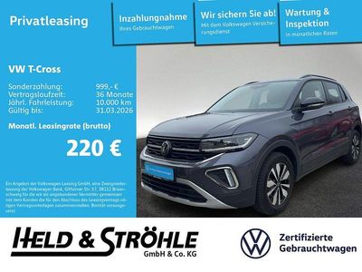 Gebraucht VW T-Cross Goal 150 PS (110 kW) 2024 Rauchgrau metallic (metallic) SUV