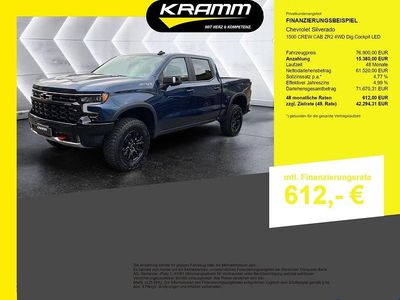 Gebraucht Chevrolet Silverado 426 PS (313 kW) 2021 Blau SUV