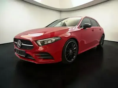 Brugt Mercedes A200 AMG line 199 HK (146 kW) 2018 Rød Sedan