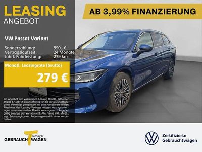 Blau Gebraucht 2024 VW Passat Elegance Kombi | 36.870 € (Guter Preis)