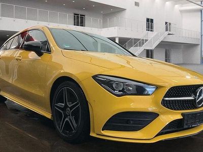 Gebraucht Mercedes CLA180 Shooting Brake AMG line 136 PS (100 kW) 2019 Gelb Kombi
