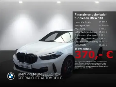Gebraucht BMW 118 M Sport 140 PS (102 kW) 2023 Weiss Kleinwagen