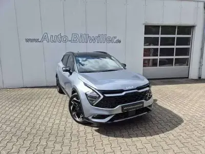 Gebraucht Kia Sportage GT-Line 179 PS (131 kW) 2023 Lunarsilber metallic / schwarz SUV