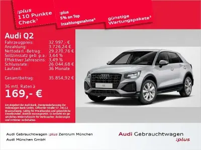Używany Audi Q2 Advanced 190 KM (139 kW) 2025 Srebrny SUV