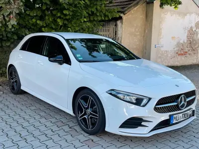 Używany Mercedes A220 AMG line 190 KM (139 kW) 2019 Biały Sedan/Limuzyna